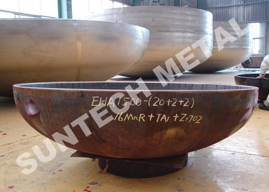 ประเทศจีน Zirconium และ CS ความต้านทานต่อการกัดกร่อนของหัวเรือหัวเทียน 2/1 EHA R60702 / Zr702 ผู้ผลิต