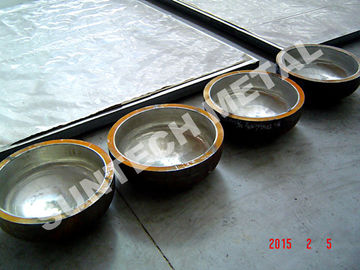 ประเทศจีน Explosion Clad B171 C71500 / A516 Gr.70 Copper Clad Head for Anti-corrosion ผู้ผลิต