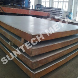 ประเทศจีน Explosin Bonded Clad Plate B265 Gr2 / A516 Gr 70 Titanium / Steel Clad Square Plate ผู้ผลิต