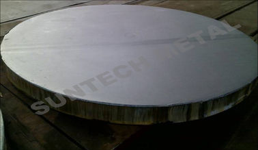 ประเทศจีน Gr.12 / 516 Gr.70N Titanium Clad Plate Tubesheet for Anti-pitting Corrosion ผู้ผลิต