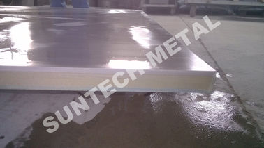 ประเทศจีน SB265 Gr.1 / 516 Gr.70N Titanium Clad Plate for Heat Exchanger Tubesheets ผู้ผลิต