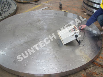 ประเทศจีน N06600 Inconel 600 / SA266 Nickel Alloy Clad Plate Tubesheet for Condenser ผู้ผลิต
