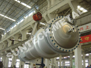 ประเทศจีน 150 sqm Double Tube Shell And Tube Type Heat Exchanger 7 Tons Weight ผู้ผลิต