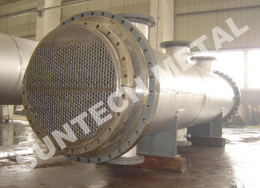 ประเทศจีน S31603 / 316L Stainless Steel Floating Head Heat Exchanger  for Acetic Acid Industry ผู้ผลิต