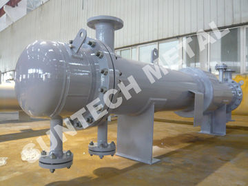 ประเทศจีน Connecting Cooler Shell And Tube Type Condenser  110sqm 800mm Length ผู้ผลิต